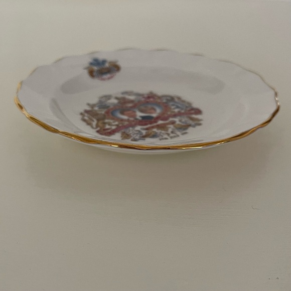 Prince Charles & Lady Diana 1981 Marriage Trinket Plate - Picture 3 of 3